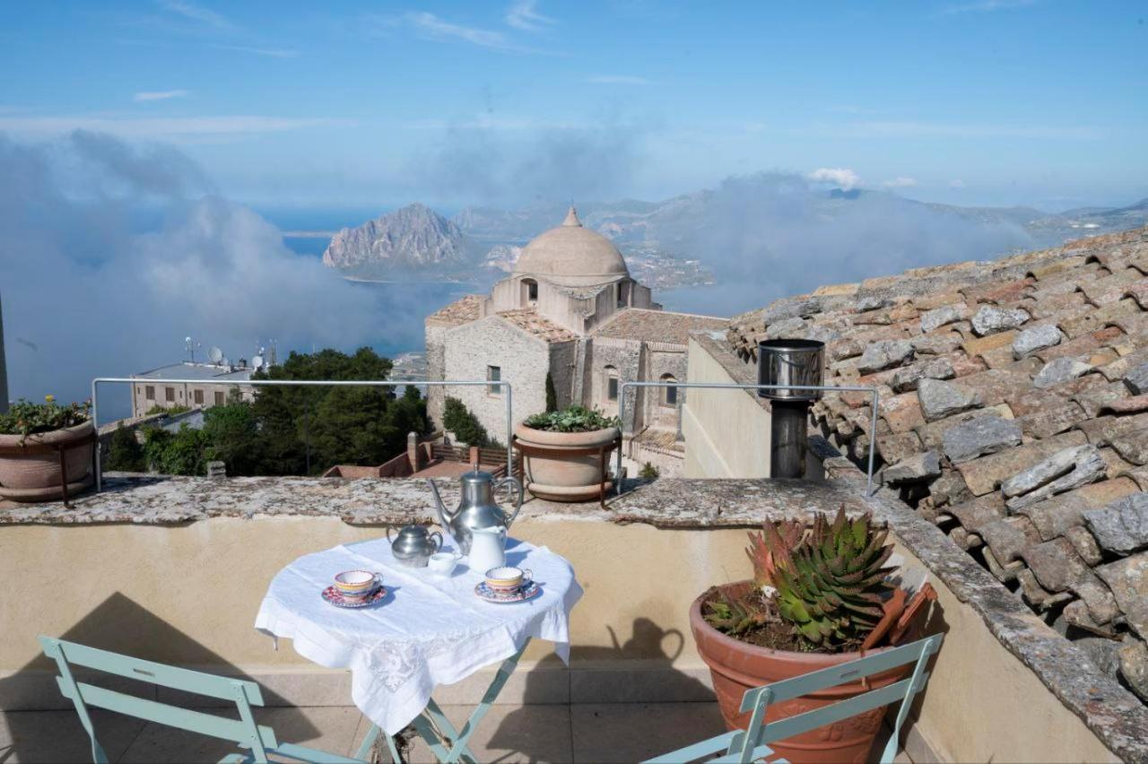 Casa Cattauro Camere Vista Cielo Erice Dış mekan fotoğraf