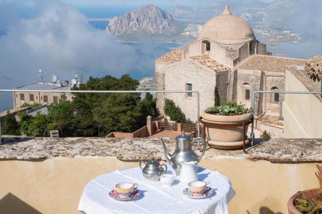 Casa Cattauro Camere Vista Cielo Erice Dış mekan fotoğraf